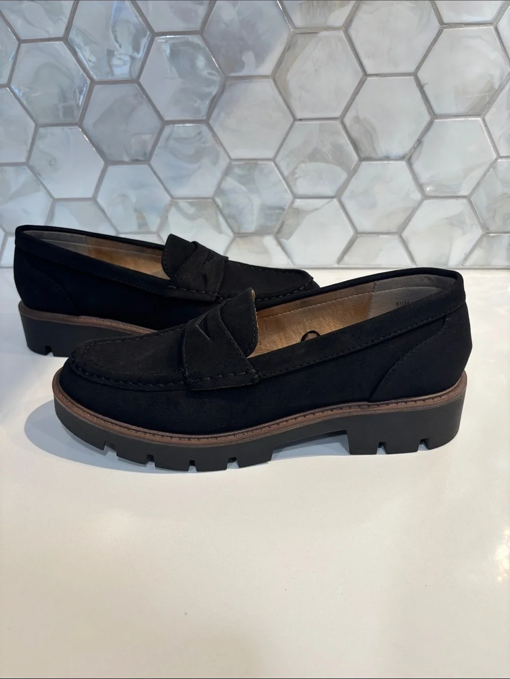 Gunner Lug Sole Platform Penny Loafer